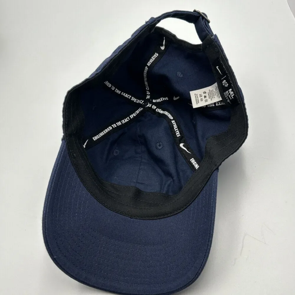 Nike Team USA Olympic Team Adjustable Cap 100% Cotton Navy M/L Club Hat 2023